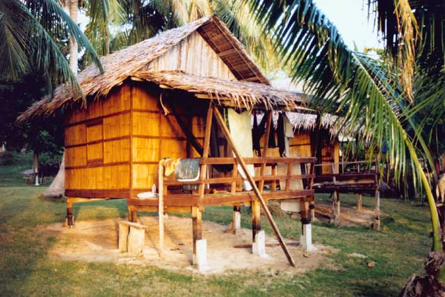 Living on the beach. Koh Pha-Ngan island. Thailand.