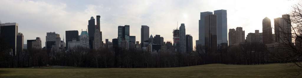 Manhattan from Central parku.